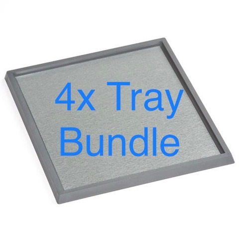 4-pack of Bottom Base Unit-Tray